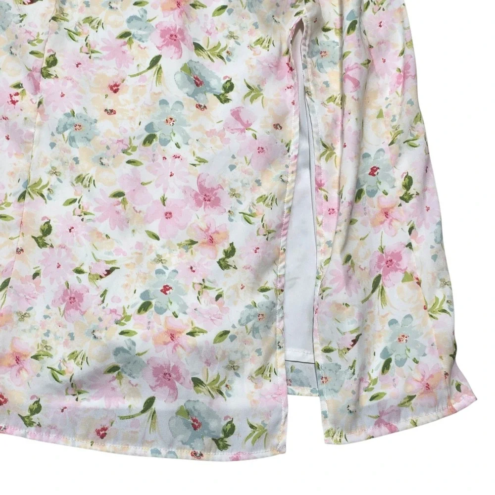 Abercrombie & Fitch Floral Midi Dress Summer Spaghetti Strap Sundress‎ Size S